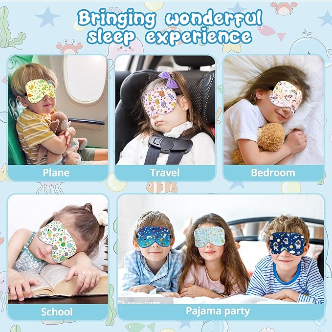 Kids Sleep Mask Eye Cover: 100% Real Natural Pure Silk Eye Mask - Image 7