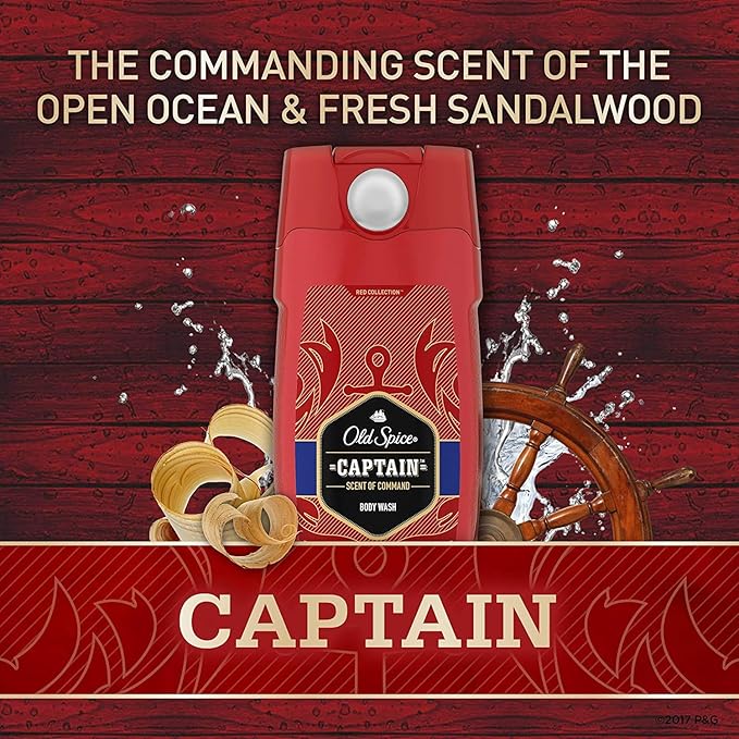 Old Spice Red Collection Captain Scent Body Wash - Image 6