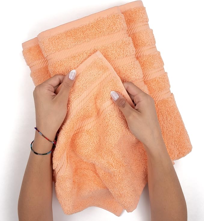 American Soft Linen Luxury 6 Piece Towel Set, 2 Bath Towels 2 Hand Towel 2 - Image 6
