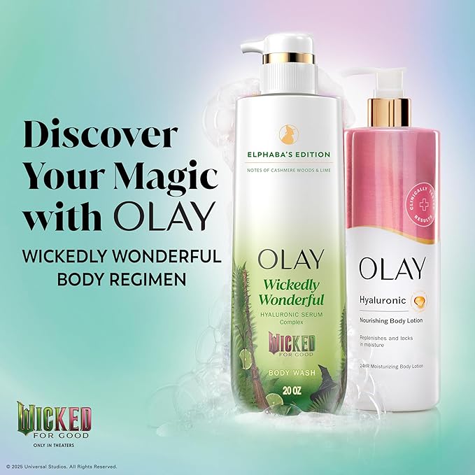 Olay Body Wash for Women, Wickedly Wonderful Elphaba’s Edition, Intensely - Image 10