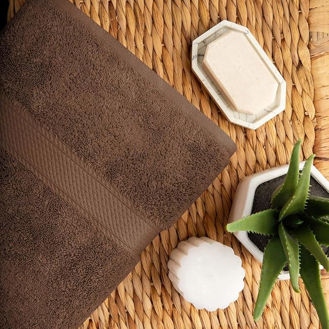 Superior Egyptian Cotton Pile 10 Piece Towel Set, Includes 2 Bath, 4 Hand - Image 5