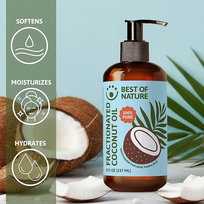 Best of Nature 100% Pure Fractionated Coconut Oil - Image 11