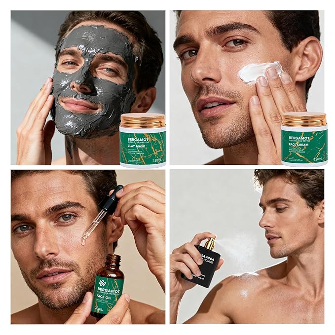 30 pcs Father's Day Gifts, Bergamot Facial Skin Care Set Gifts - Image 2