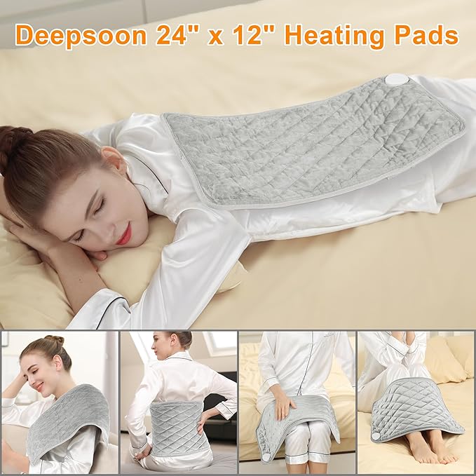 Deepsoon Heating Pad, Electric Heating Pads - Image 2