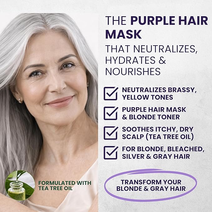 KESMEDIK Tea Tree Purple Hair Mask Toner - Image 2