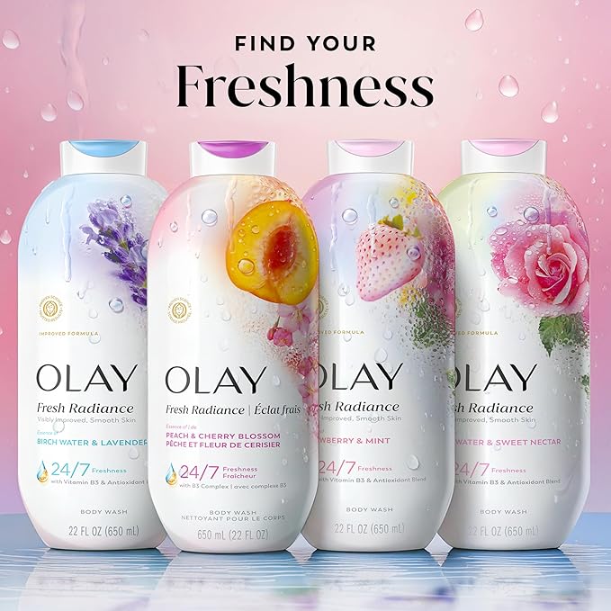 Olay Body Wash for Women, Fresh Radiance, 24/7 Skin-Loving Freshness, Visibly - Image 10