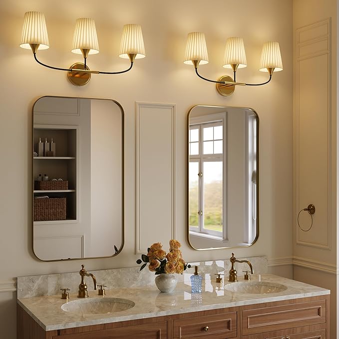 Bathroom Light Fixtures Over Mirror, 3 Light Vanity Light - Image 2