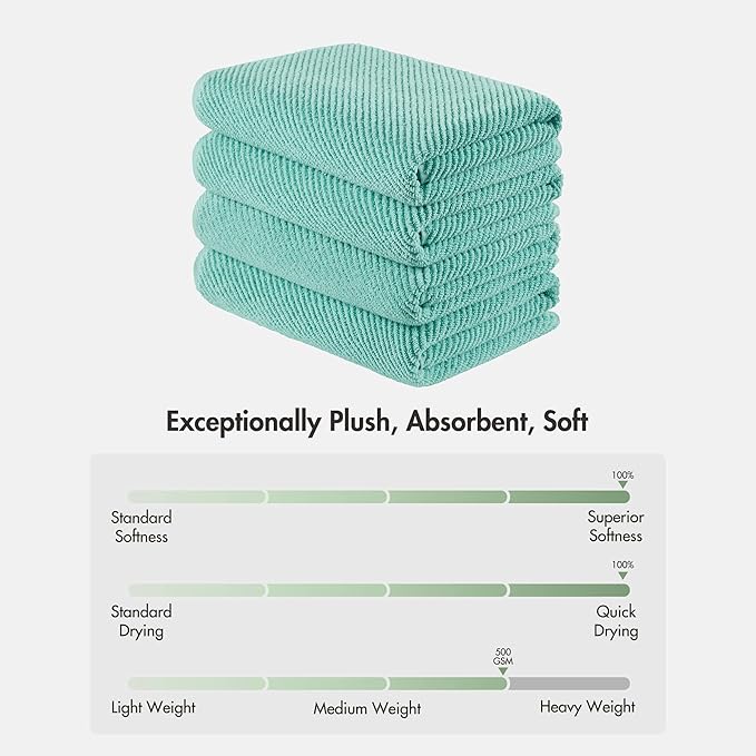 Madison Park 4-Piece Bath Towel Set - Image 8