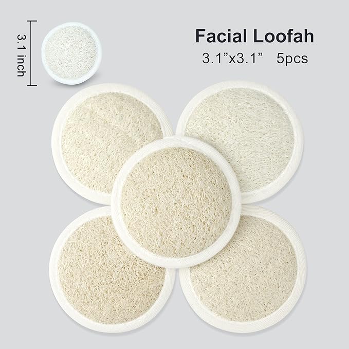 Premium Natural Loofah Exfoliating Scrubber Set - Image 5
