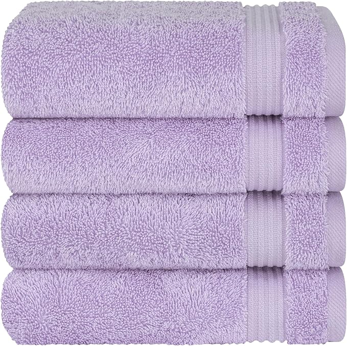 Cotton Paradise Hand Towels for Bathroom, 100% Cotton Turkish 4 Piece Hand - Image 5