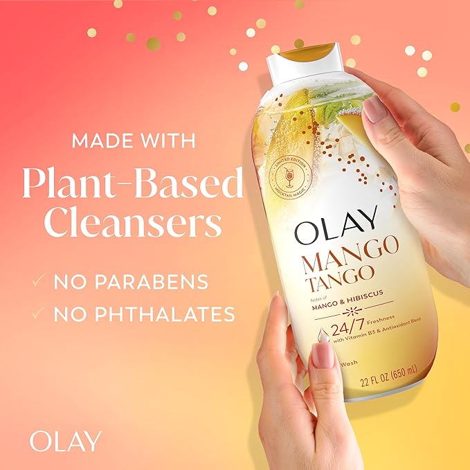 Olay Body Wash for Women, 24/7 Skin-Loving Freshness, Miami Mocktails, Plant - Image 5