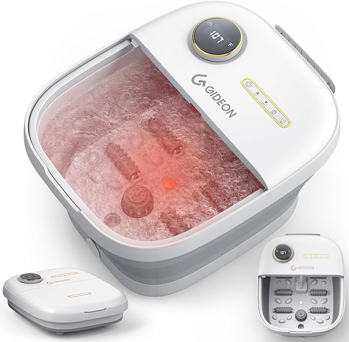 Gideon Foot Spa Massager & Heated Foot Bath, Luxury Therapeutic Massager - Image 7