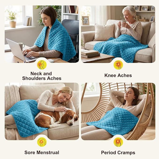 Extra Large Heating Pad for Back Pain 32"x24" King Size XL Electric Heating Pad - Image 3