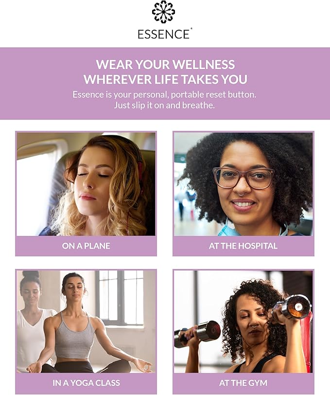 HONÉ Essence Wearable Aromatherapy Nasal Diffuser – Lavender Essential Oil Nose - Image 4