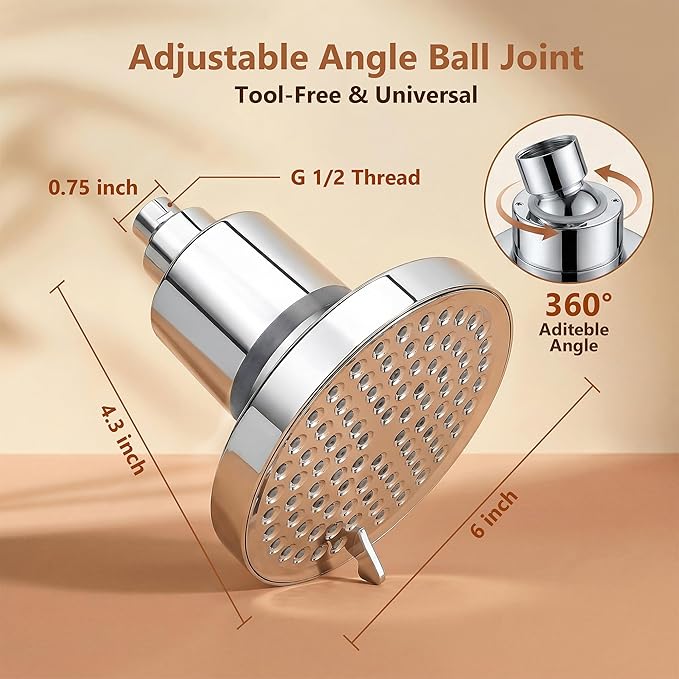Filtered Shower Head for Hard Water - Image 7