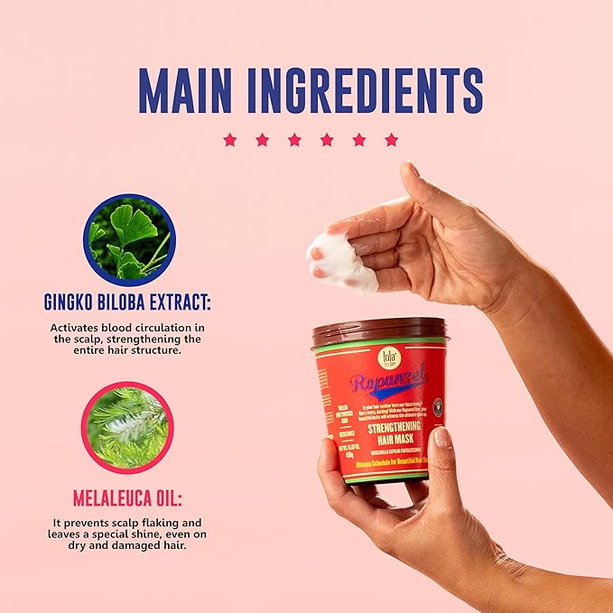 Lola From Rio - Rapunzel Mask - Strengthening Hair Mask, Restores Shine - Image 7