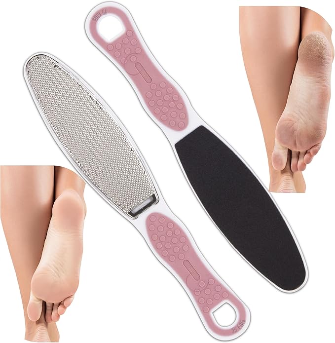 Made in Germany Double Sided Foot File Callus Remover, Stainless Steel and by WONDERPEDI