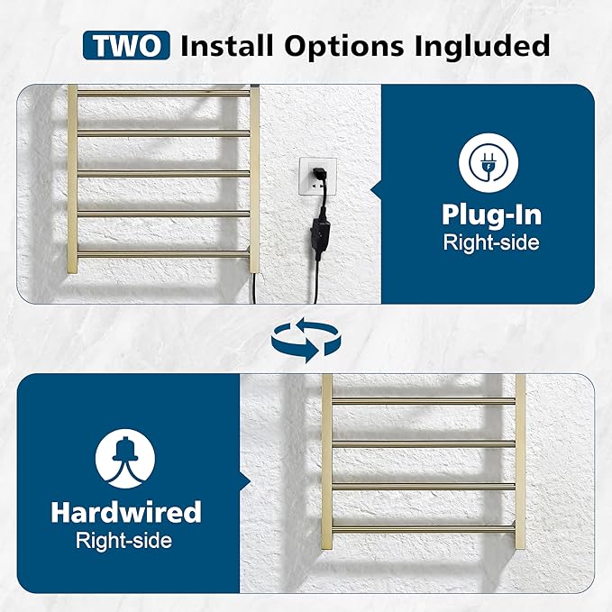 Heated Towel Racks for Bathroom, Hot Towel Warmer - Image 3