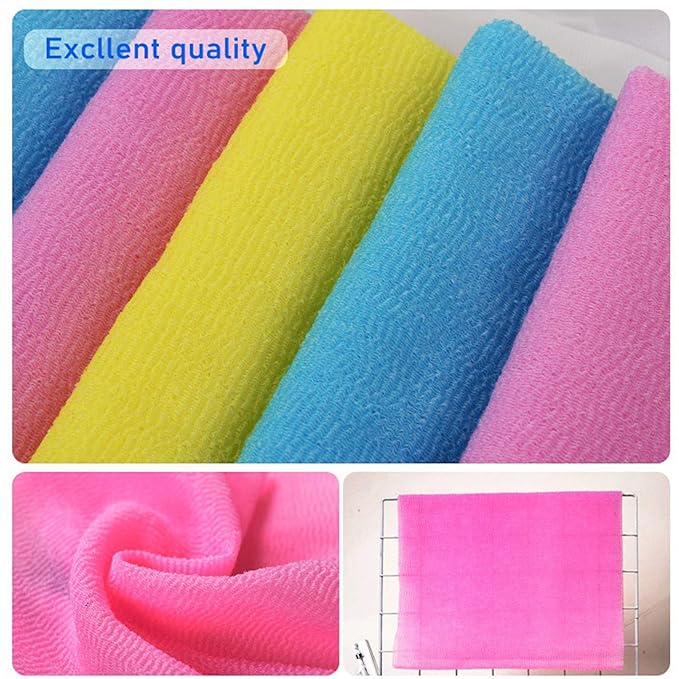 ARCH&M Exfoliating Back Scrubber & Body Washcloth, 35-Inch Japanese Exfoliation - Image 6