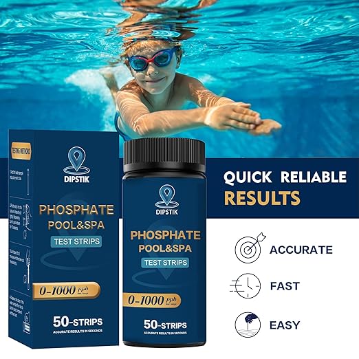 DIPSTIK Phosphate Test Kit for Pool, 50 Strips Phosphate Test Strip Quick and - Image 3