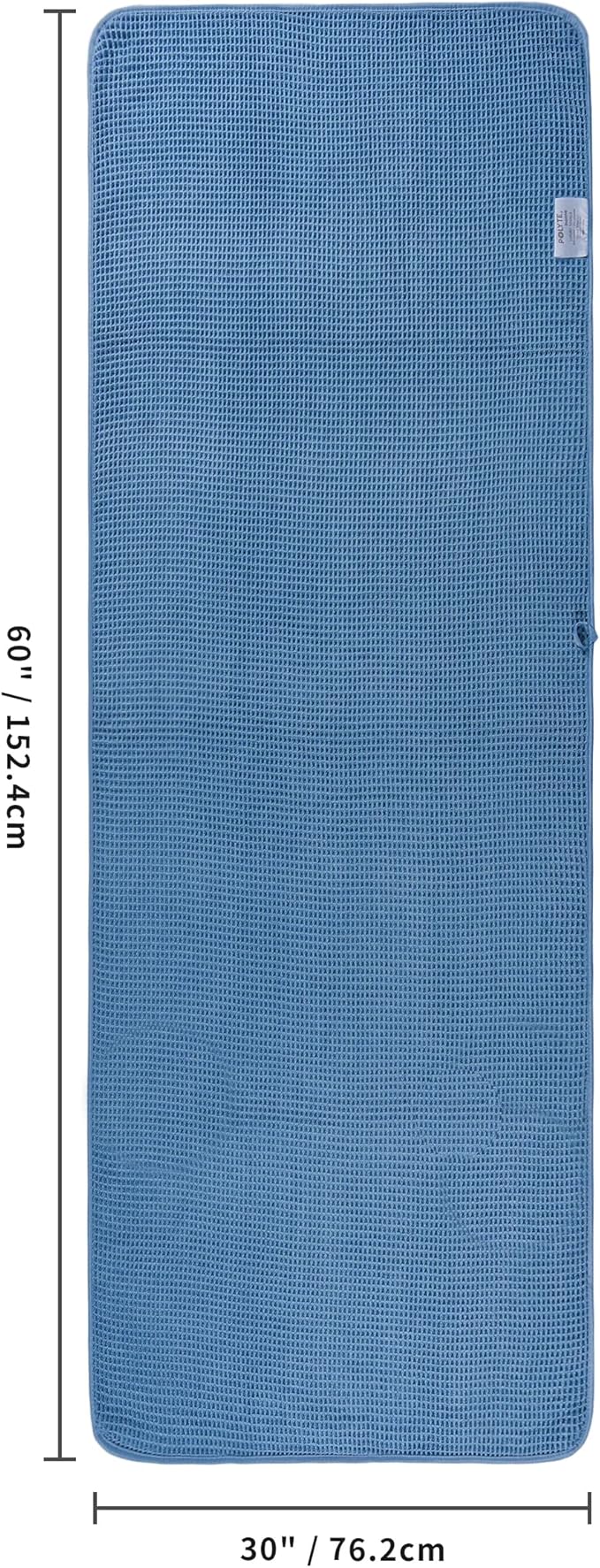 POLYTE 430 GSM Microfiber Oversize Quick Dry Lint Free Bath Towel, 60 x 30 in - Image 3