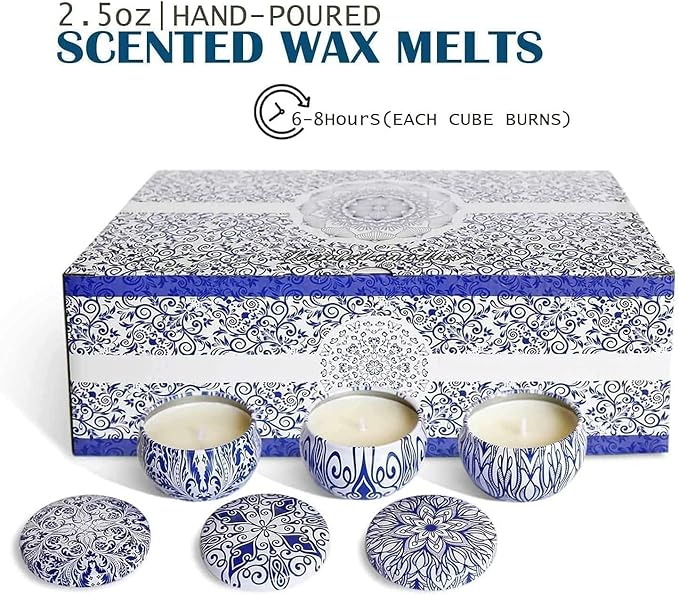 YOROXRG Scented Candles Gifts Set 16 Pack Soy Wax Travel Tin Jar Candles - Image 5