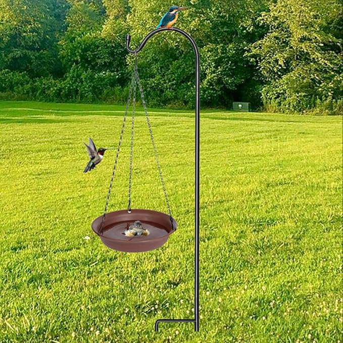 VUWEZ Hanging Bird Bath, Hanging Bird Water Feeder - Image 7