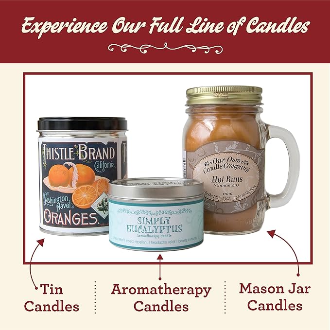 Our Own Candle Company, Nice Melons Scented Mason Jar Candle, 100 Hour Burn Time - Image 4