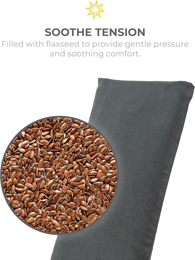 Sunshine Yoga 4-Pack Unscented Sateen Eye Pillows, Low-Luster, 9’’ x 4’’ - Image 3