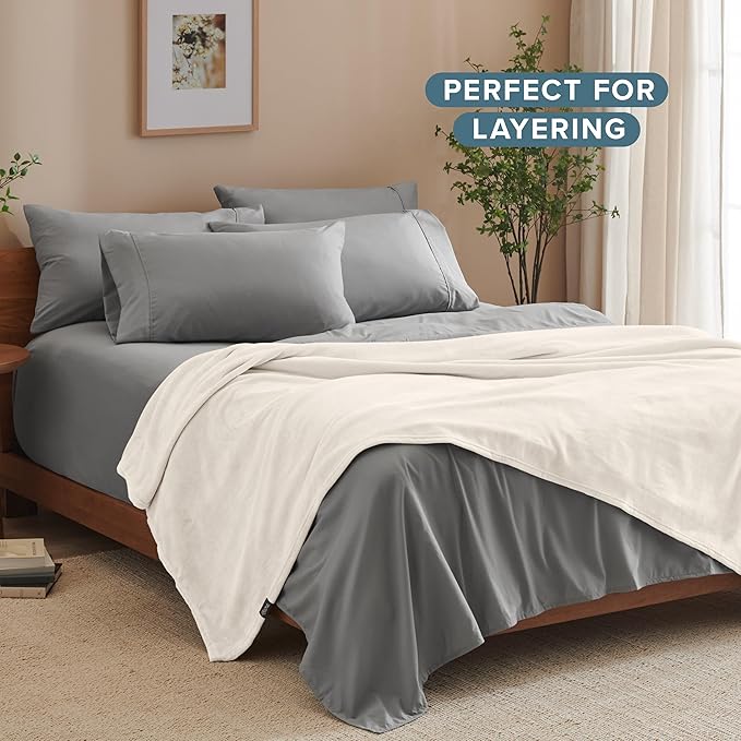Bare Home Fleece Blanket - Image 8