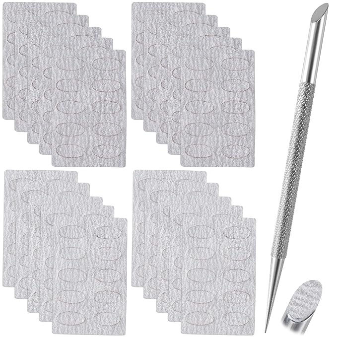 HINZIC Stainless Steel Nail Cuticle Pusher Tools Dual Ended Cuticle Remover by HINZIC