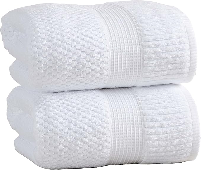 NY Loft 100% Cotton 2 Pack Bath Sheet Towel Set | Absorbent Quick-Dry Oversize by NYLoft