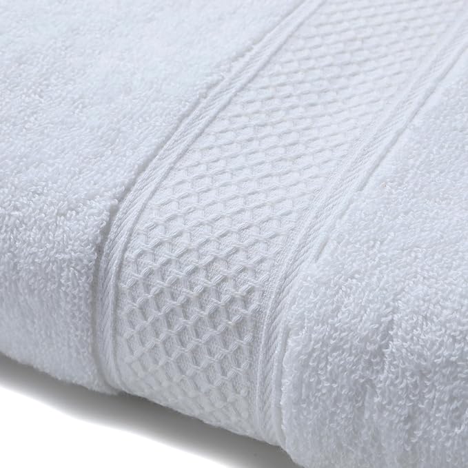Cotton Bath Towels Set, 2-Piece Set Super Absorbent Quick Drying, Suitable - Image 8