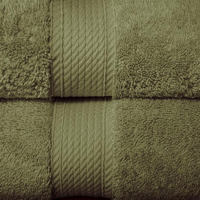 Superior Egyptian Cotton Pile 10 Piece Towel Set, Includes 2 Bath, 4 Hand - Image 5
