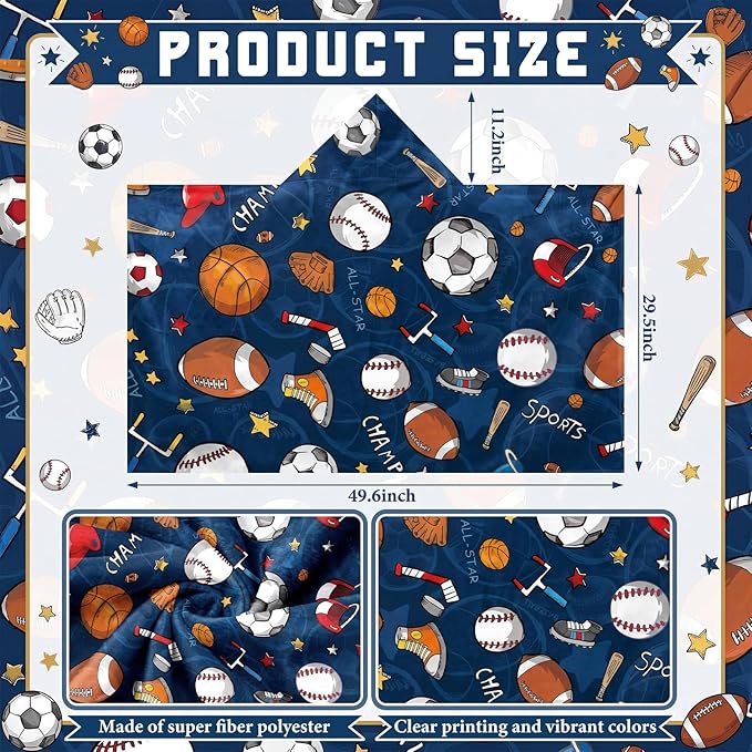 Peryiter 1 Pcs Ball Hooded Bath and Beach Towel 100% Cotton Pool Towels - Image 3