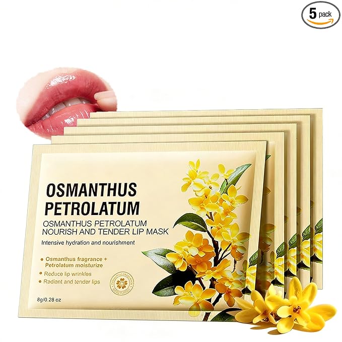 AKARY 5Pcs Osmanthus Nourish and Tender Lip Mask, Hydration Fragrance + by AKARY