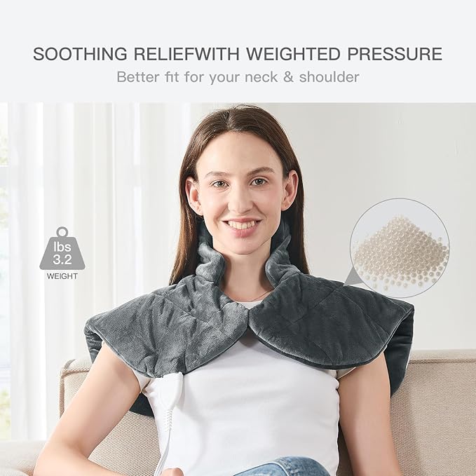 Neck Weighted Heating pad XL 19''x24'' fsa Eligible Items only List Heat pad - Image 6