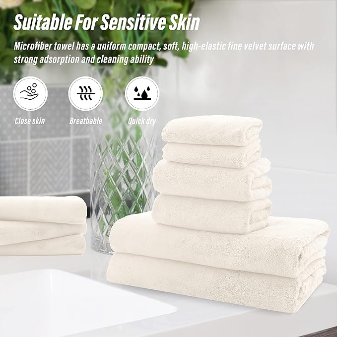 MOONQUEEN Ultra Soft Towel Set-Quick Drying - Image 7