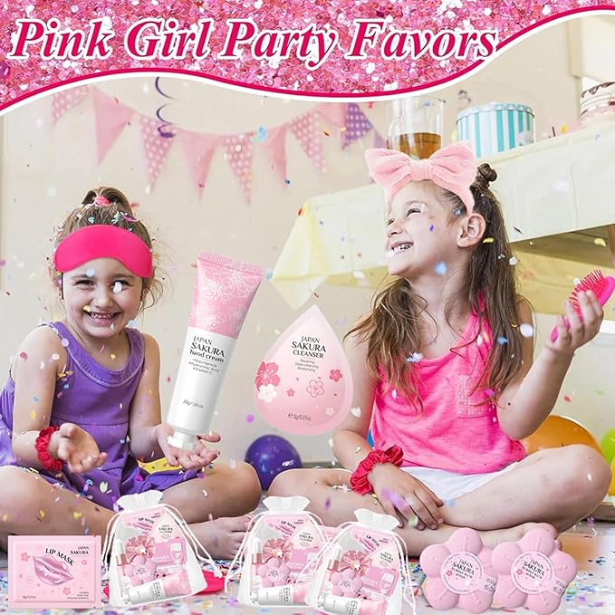 Spa Party Supplies for Women Girl, Face Cleanser, Hand Cream, Lip Mask - Image 9