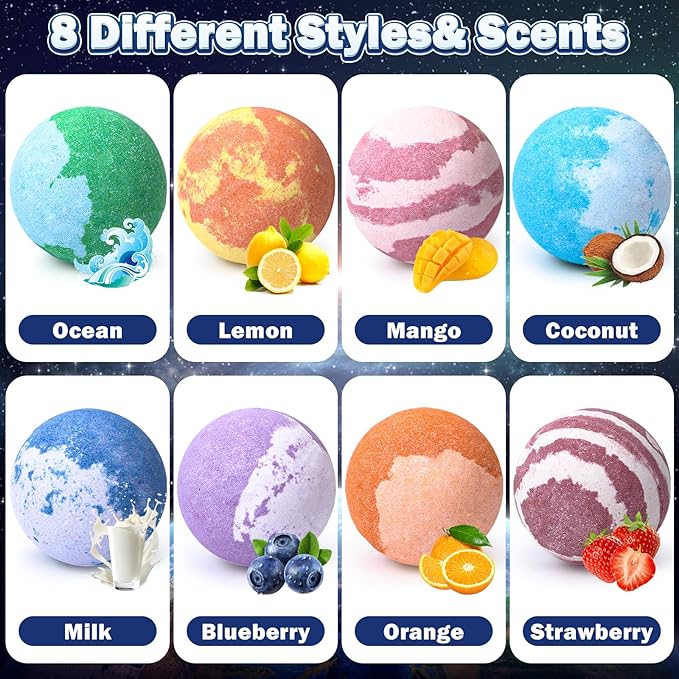 Toylink Galaxy Bath Bombs for Kids - Image 5