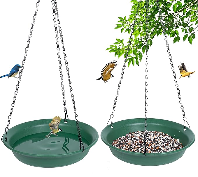 VUWEZ Hanging Bird Feeder & Bath by VUWEZ