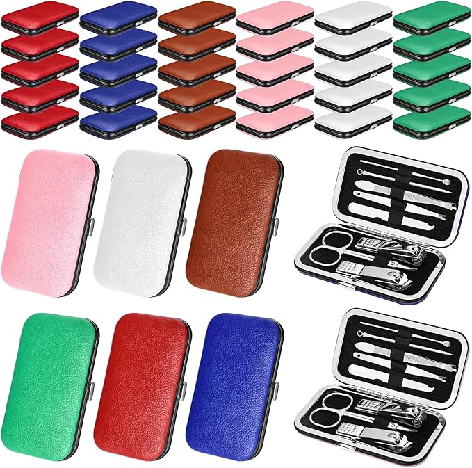 30 Sets Bulk Gifts for Women Manicure Set Bulk Professional Nail Care Kit Nail by Leriton