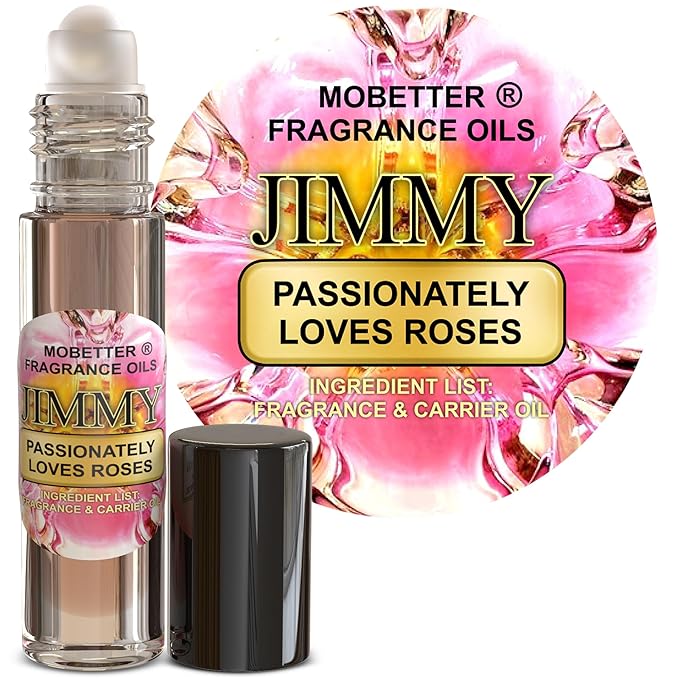 MOBETTER FRAGRANCE OILS Jimmy Passionately Loves Roses Women Perfume Body Oil by MOBETTERFRAGRANCEOILS