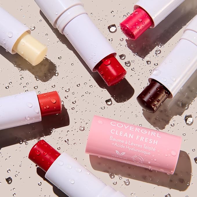 CoverGirl Clean Fresh Tinted Lip Balm, Vegan Formula, Natural Finish, Bliss You - Image 7