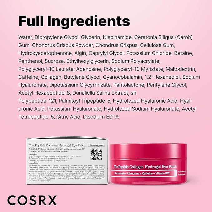 COSRX Limited Pink Edition Pink Peptides Collagen Hydrogel Eye Patch – - Image 6
