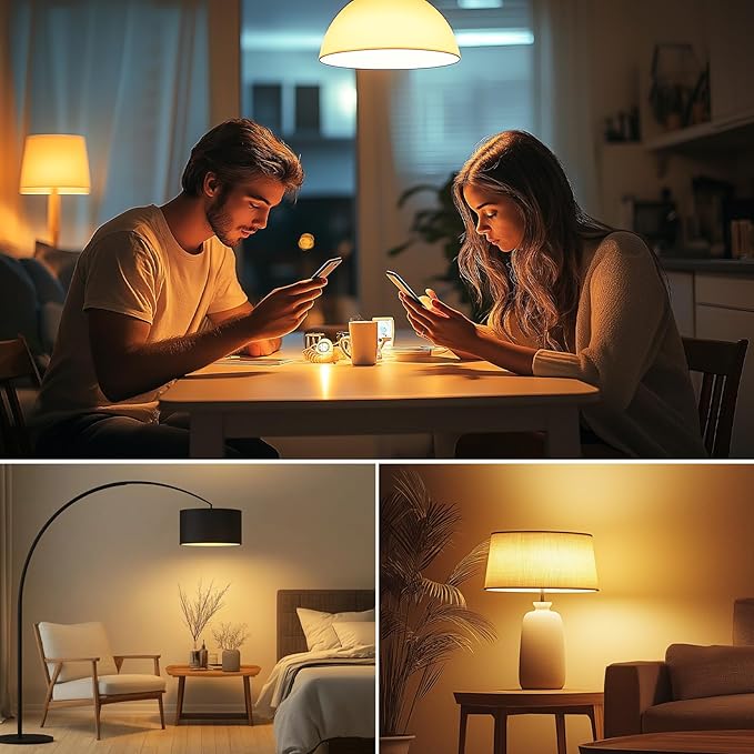 Linkind A19 LED Light Bulbs, 60W Equivalent, 8.5W Energy Efficient, 2700K Soft - Image 7