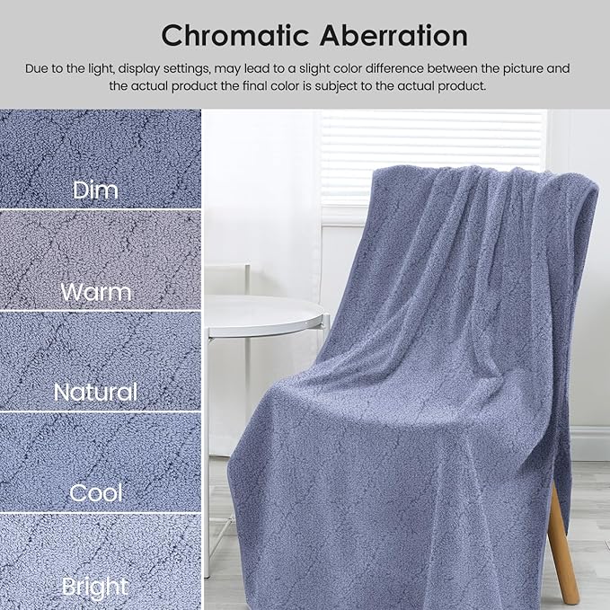 JML Bath Towels, Large Microfiber Towel Set, Ultra Soft, Super Absorbent - Image 8