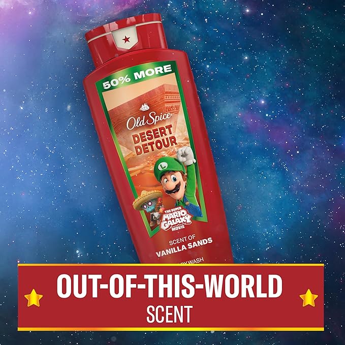 Old Spice Body & Face Wash for Men, x The Super Mario Galaxy Movie, 3X Defense - Image 7