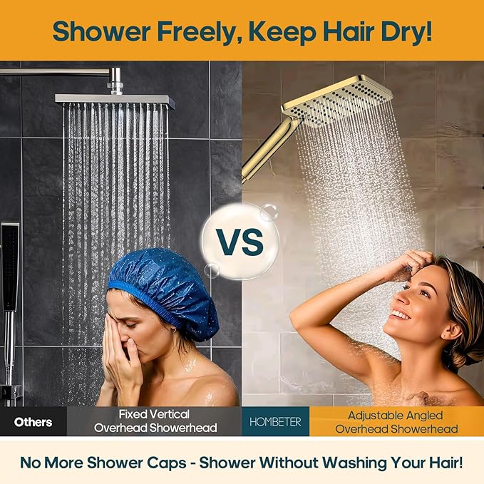Filtered Shower Head with Handheld Spray Combo High Pressure Rain Shower Head - Image 5