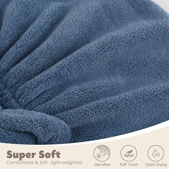 SUNLAND Large Microfiber Hair Drying Caps - Image 5